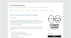 Desktop Screenshot of loscontentcurators.com